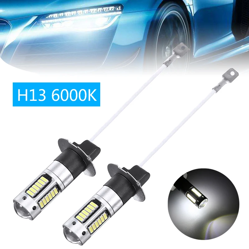 Nauji 2vnt H3 LED Rūko žibintų 6000K Balta 50W 2835 SMD 12V Didelės Galios Automobilių Žibintų Lempos, Lemputės, Automobilių Apšvietimas