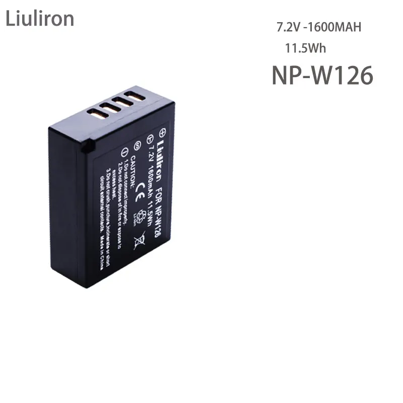 NP-W126 NP W126 NPW126 Baterija + TIPO C Kroviklis Skirtas Fujifilm X100F X-T10 X-T20 X-Pro1 X-Pro2 HS30EXR HS33EXR HS35EXR X-A1 X-A2