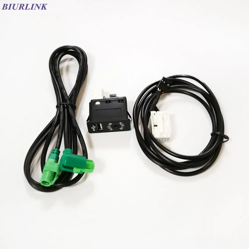 Biurlink AUX/USB Jungiklis Laido Adapteris, skirtas BMW Serija 3 E87 E90 E91 E92 X5 X6