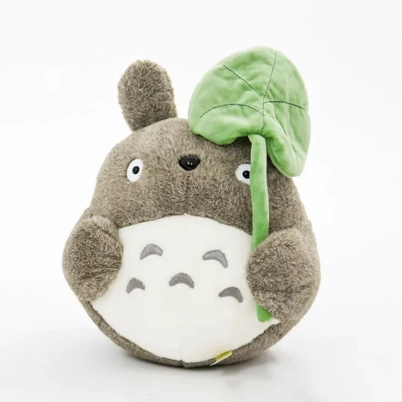 25-65cm Mielas Anime Totoro Pliušinis Žaislas Super Minkštas Lotus Lapų TOTORO Pagalvę Įdaryti Pliušinis Žaislas Didelio Dydžio Pagalvėlė Animacinių filmų Lėlės Dovana