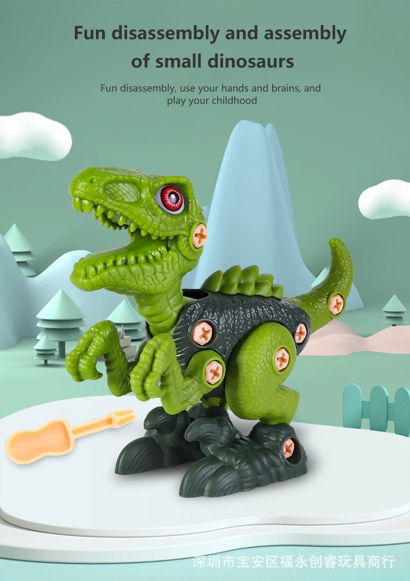 3D PASIDARYK pats Nuimamas Angliavandenilių Surinkimo Dinozaurų Kiaušinius Statybos Nustatyti Žaislai Vaikams Dėlionė Modelis Rinkiniai Švietimo Žaislai