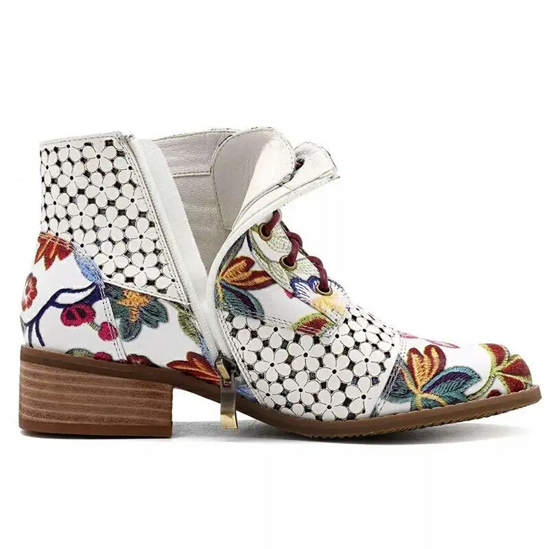 Pavasarį Nauji batai moterų Mados Gražių Gėlių modelio įkrovos moterims Dėvėti, atsparus Užtrauktukas batai moteriška Guminiai batai 43