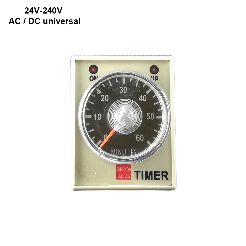 2019 vėliau kaip 1pcs AC/DC 24V universali-240V laikmatis relay AH3-2 vėlinimo relė geros kokybės relay laikmatis