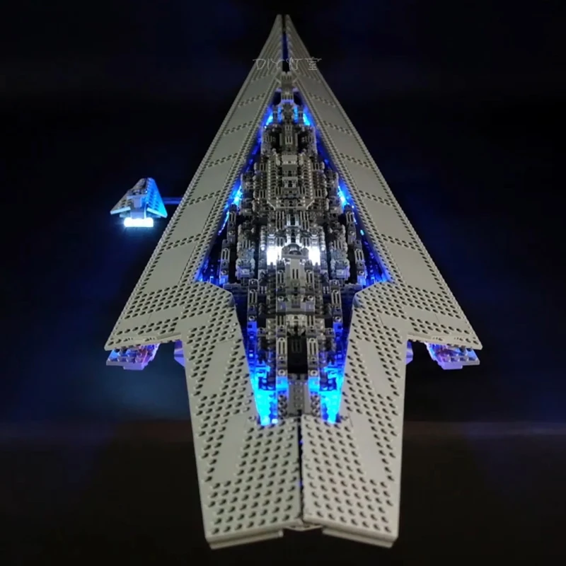 Led Šviesos Rinkinys, Suderinamas su Lego Star 10221 05028 Star Destroyer Statybiniai Blokai, Plytos Žaislai (LED šviesos+Baterijos langelį)