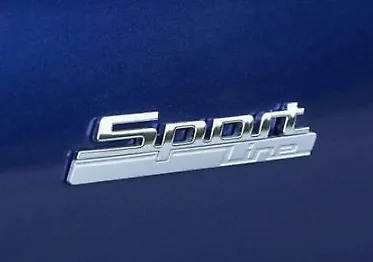 2vnt Sport Line Automobilio Sparnas Kamieno Emblema Ženklelio Lipdukai, Decal Prabangos 3 5 7 Serija