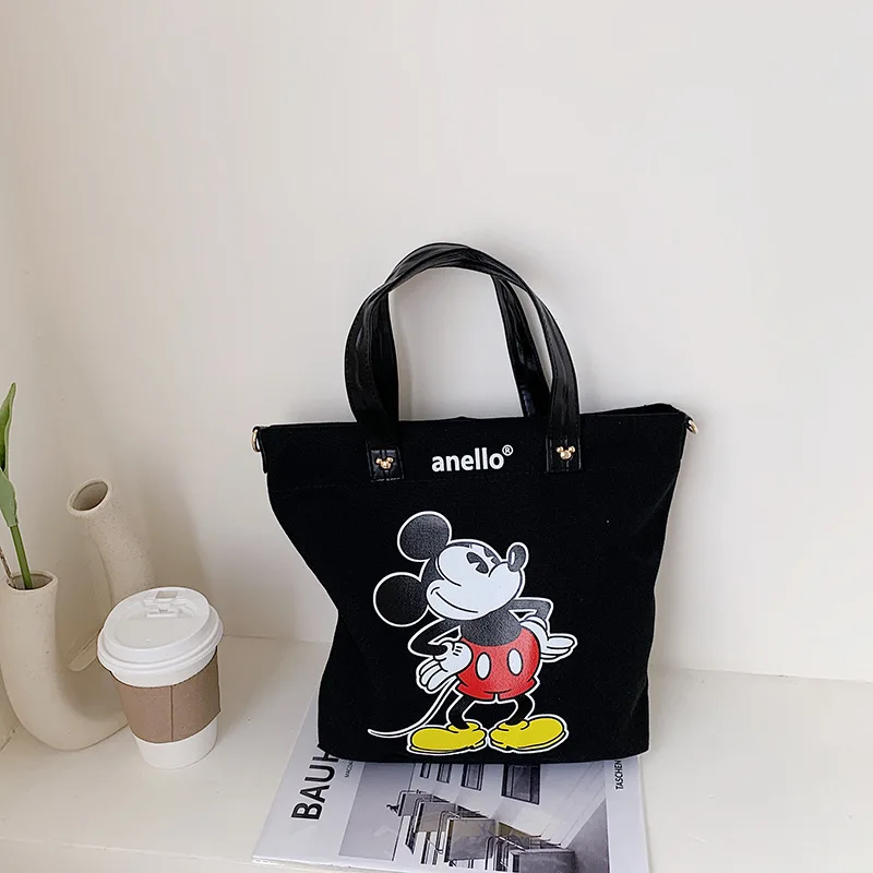Disney Mickey modelis mados tendencija rankinėje atsitiktinis mažas maišelis Pelės, nešiojamų drobė maišelis antrankiai priešpiečių dėžutė, maišelis mama maišo