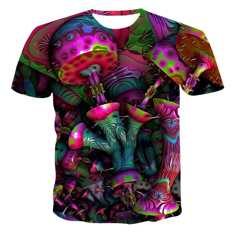 2020 naujas 3D Vasaros mados T-shirt abstrakčiai Vyrų moteris Laisvalaikio Print T-marškinėliai, vyriški marškinėliai Street Wear