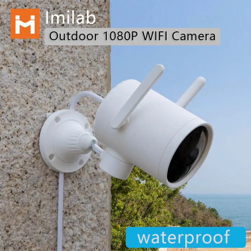 Imilab Smart Vandeniui Lauko 1080P WIFI Camera PTZ kameros, IP Kameros Naktinio matymo dirba su xiaomi mi mijia APP