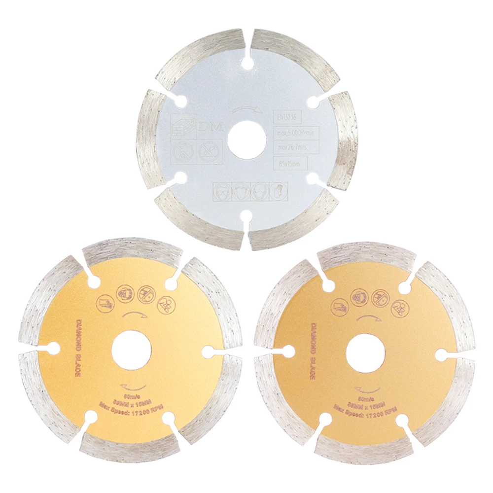 Diamond Pjūklo Disko Skersmuo-85/89mm Sausas-Sumažinti Diskas skirtas Pjauti Betoną Keraminių Plytų, Marmuro, Akmens pjovimo Peilis