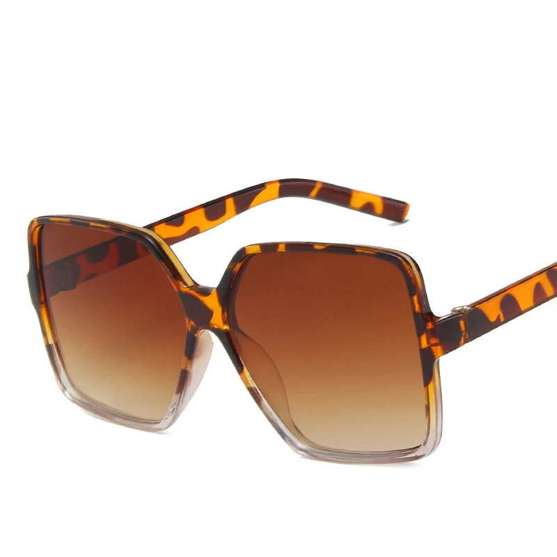 2020 Negabaritinių Aikštė Akiniai nuo saulės Moterims Mados Flat Top Gradientas Saulės akiniai Prabangos Prekės ženklo Dizaineris Akiniai oculos de sol