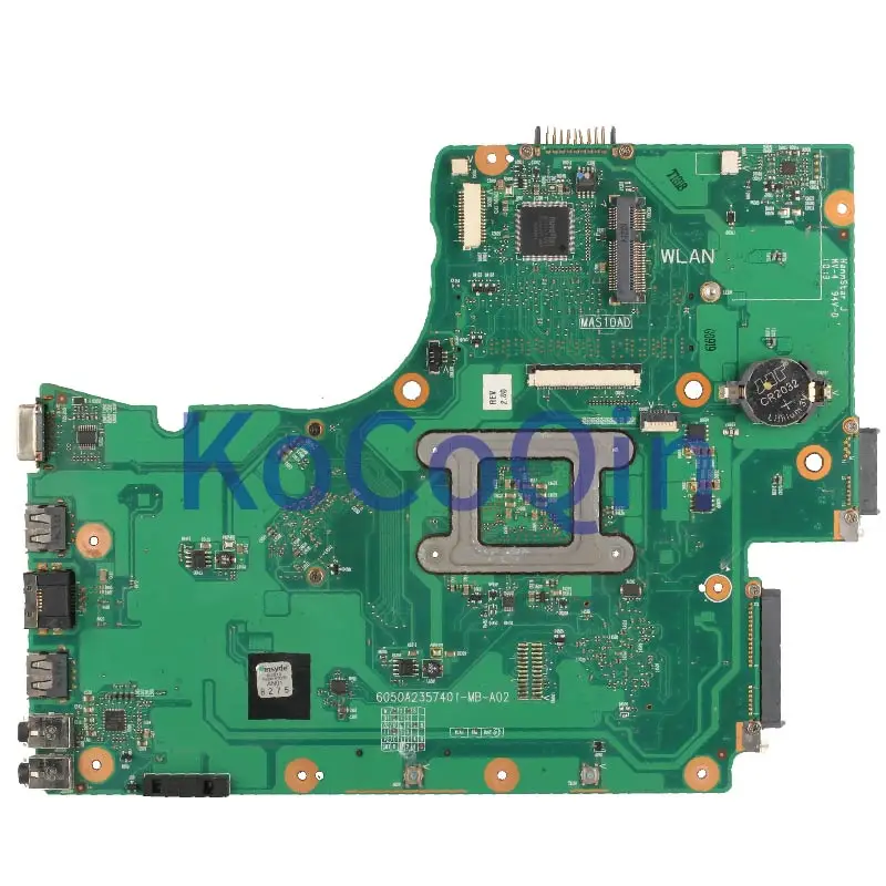 KoCoQin Nešiojamojo kompiuterio motininė plokštė, Skirtas TOSHIBA Satellite C650 C655D Mainboard V000225010 6050A2357401-MB-A02 DDR3