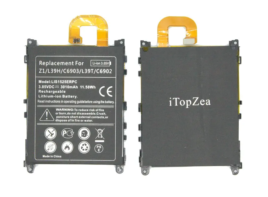 ITopZea 3010mAh / 11.58 Wh LIS1525ERPC Bateriją Už Z1 L39H C6902 C6903 L39T L39U L39H C6916 C6943 D5503