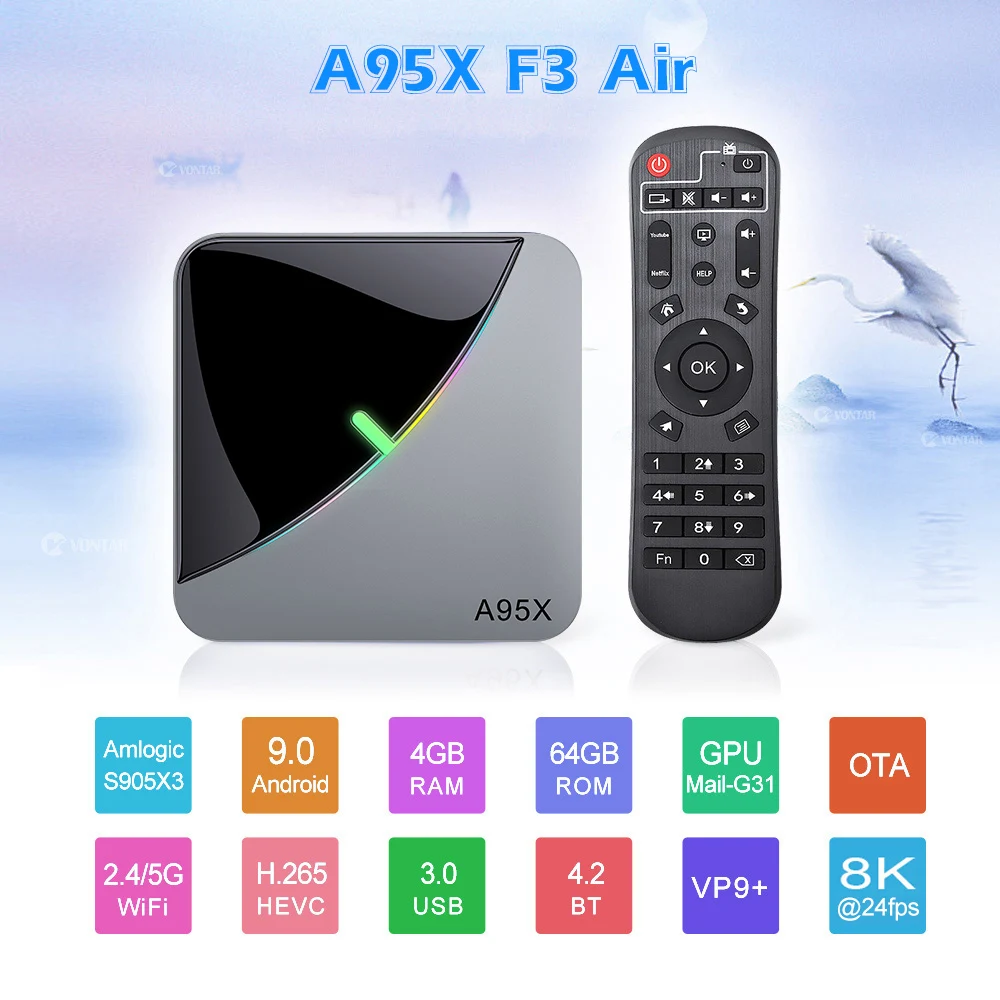 A95X F3 Oro Smart TV BOX 