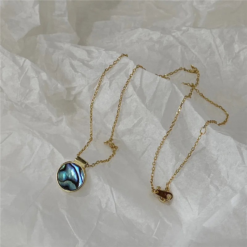 RUIYI Nekilnojamojo 925 Sterlingas Sidabro ausinukės Pakabukas Karoliai Moterų Minimalistinio Paprasta Prašmatnus Žavesio Fine Jewelry 18K Aukso Karoliai