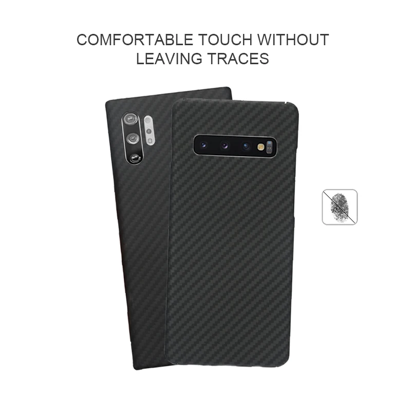 Nekilnojamojo gryno anglies pluošto, telefono dėklas, skirtas Samsung S10 S20 Note10 Note20 Ultra-plonas Anti-patekti sunku, verslo shellAramid Pluošto Dangtelis