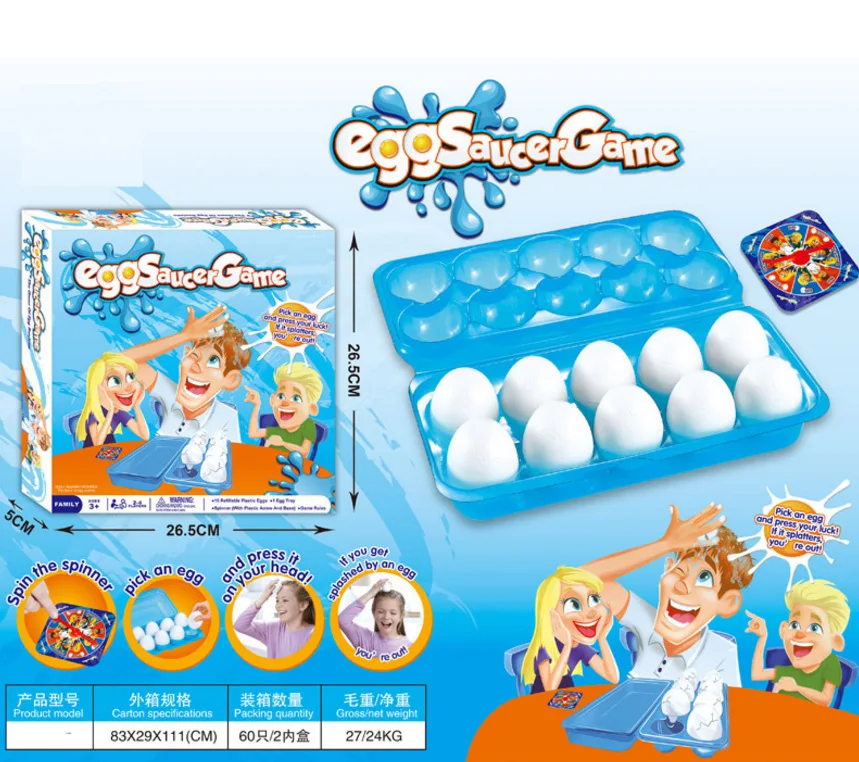 Naujas Sprogstamasis Kiaušinių Žaidimas Žaislas Ruletė Smashing Kiaušinių Stalo Žaidimo, Mokymosi Žaislai Vaikams