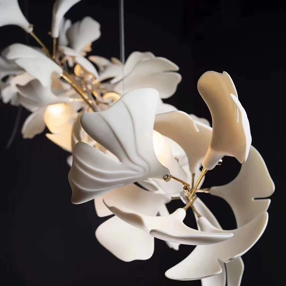 Meno dizaineris vario liustra gėlių lempos AC110V 220V drabužių parduotuvėje kabo apšvietimo viešbučio fojė, šviestuvai