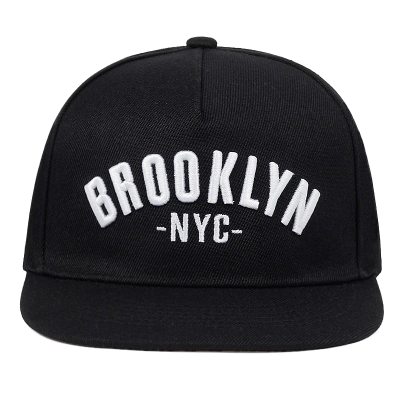 2019 BROOKLYN laišką išsiuvinėti snapback cap vyrų mados medvilnės% skrybėlę reguliuoti lauko sporto, laisvalaikio kepurės hip-hop beisbolo kepurės