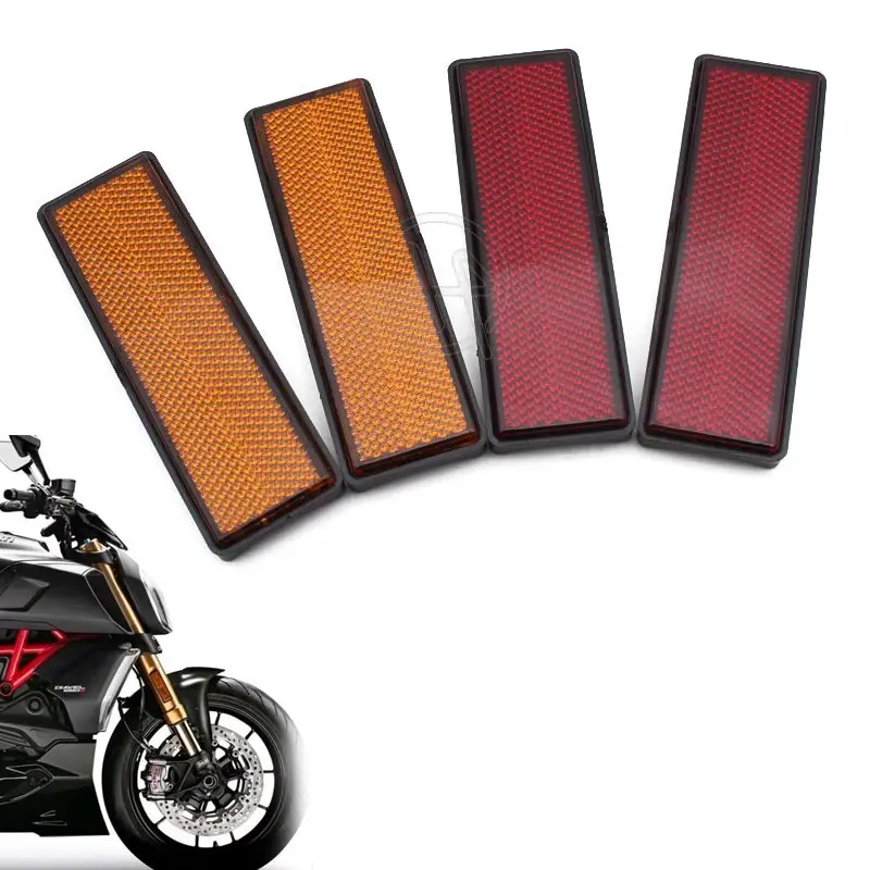Nauja 1pair Motociklo Priekinės Šakės Kojos Atšvaitas šviesą Atspindintis Lipdukas, Skirtas Ducati Monster 600 696 795 821 796ABS 1200S 1100