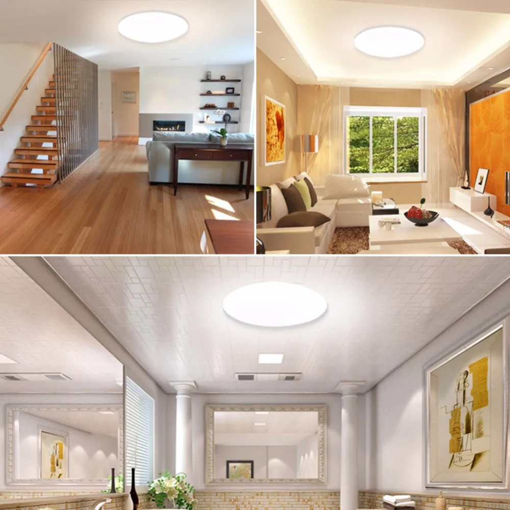 Šiuolaikinių LED Lubų Šviesos RC pritemdomi Apšvietimo Šviestuvas, Lempa, svetainė, Miegamasis, Virtuvė, Vonios kambarys Paviršinio montavimo Namų Dekoro