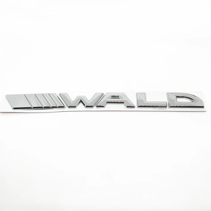 Automobilio stilius 3D metalo WALD Black Bison Emblema Ženklelio Lipdukai Sparnas Galinis Liemens Šoninių Automobilio Lipdukas, skirtas Mercedes-Benz E S