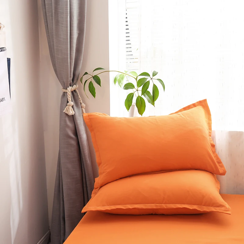 Žiemos naujos Kietos oranžinės spalvos patalynės komplektas patalynė butas paklode antklode padengti užvalkalas karalienė visos bendrosios 3 / 4pcs