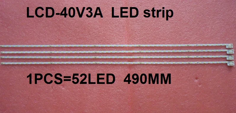 LCD-40V3A V400HJ6-LE8 LED juostelės V400HJ6-ME2-TREM1 1Piece 52LED 490MM
