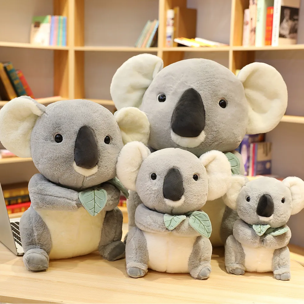 1pc 70CM kawaii Didelis Koala Pliušiniai Žaislai Puikus Modeliavimo Gyvūnų Koala Lėlės Įdaryti Minkštą Pagalvę Vaikams, Kūdikio Gimtadienio Dovanos