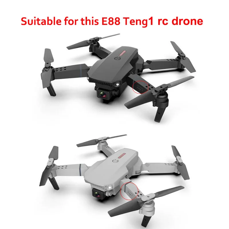 Atsarginės Dalys E88 E525 Rc Drone Variklio Apsaugas, Sparnų, Propelerių Mentes Varikliai