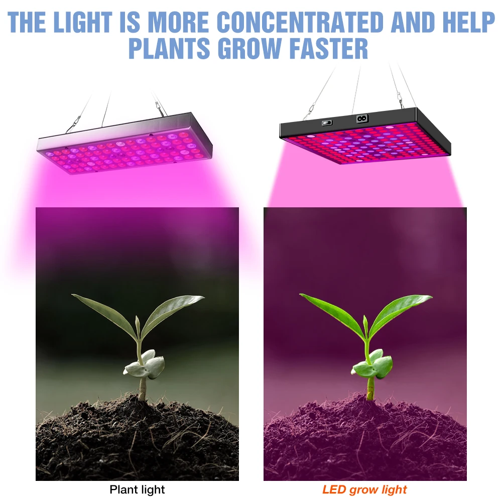 LED Grow Light Augalų Žiedų LED Lempos Visą Spektrą Fito Bombilla 30W 50W Gėlių Hydroponics Augimo Palapinė LED Fitolampy 220V