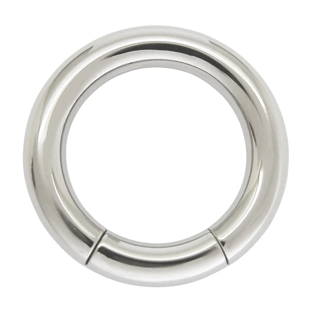 2,4 mm storio nerūdijančio plieno auskarai papuošalai segmento žiedas spenelių žiedas auskarų, žiedų, auskarų vėrimo papuošalai stianless plieno žiedas