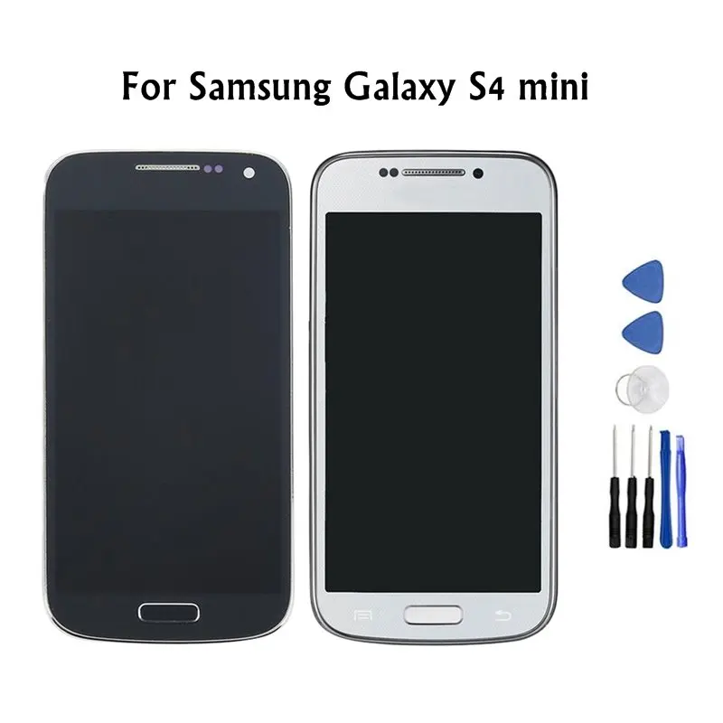 Patikrintas Super AMOLED skystųjų kristalų (LCD Samsung Galaxy S4 Mini I9190 i9192 i9195 Ekranas Touch 