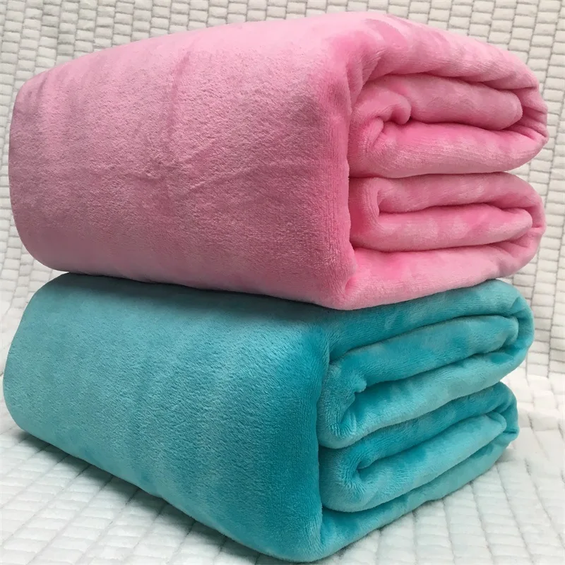 Karšto Namų Tekstilės Flanelė Antklodė Pink Super Šiltas, Minkštas Antklodės Mesti ant Sofos/Lovos/Kelionės Lėktuvu Kratinys Kietas Lovatiesė