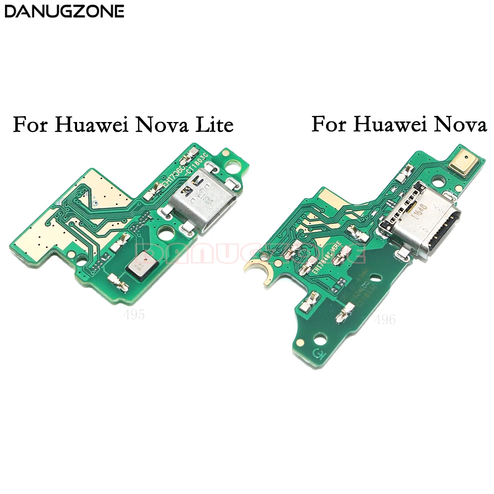 10VNT/Daug Huawei P10 Lite / Nova Lite USB Įkrovimo Dokas Uosto Lizdas Jack Plug Jungtis baterijos Valdybos Flex Kabelis