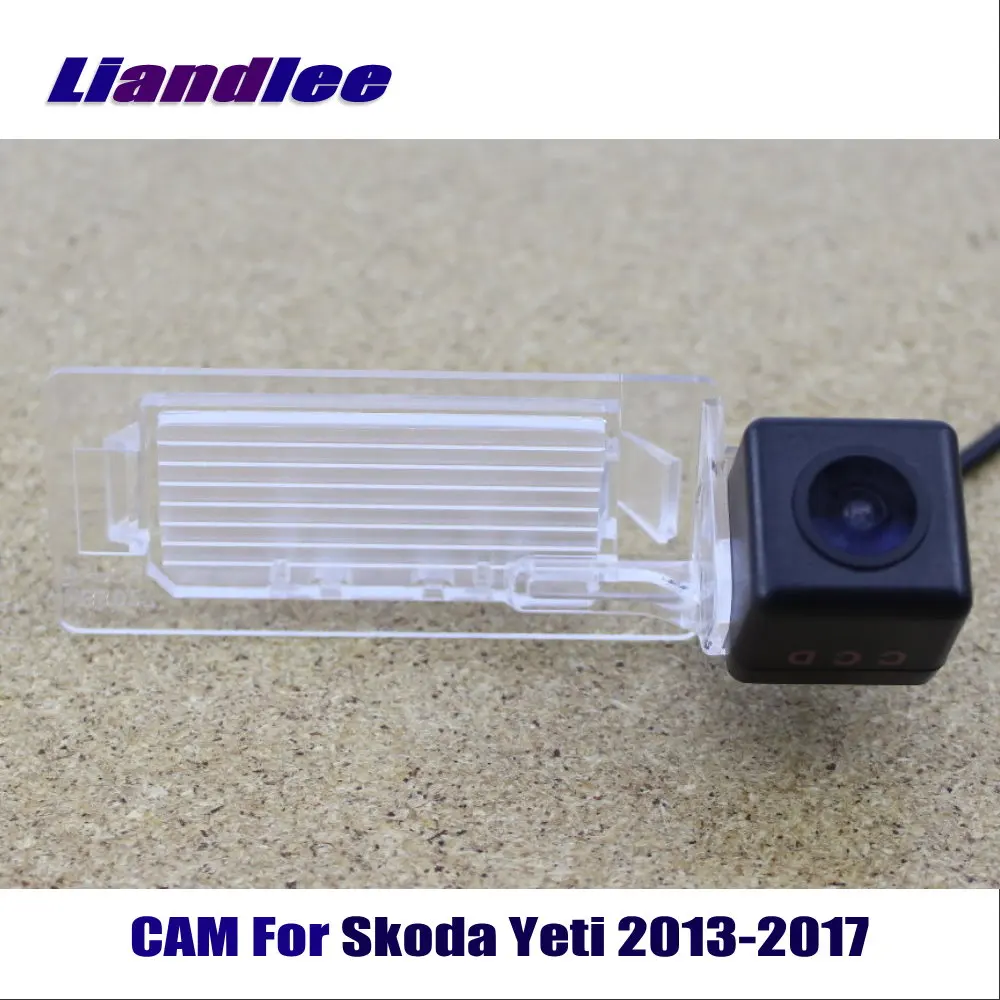 Liandlee CAM Automobilio galinio vaizdo Grįžtamieji Parkavimo Kamera Skirta Škoda Yeti 2013-2017 M / Galinio vaizdo Atsargine Kamera HD CCD Naktinio Matymo