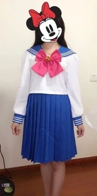 Pagal Užsakymą Pagaminti Anime Sailor Moon Cosplay Kostiumų Ami Mizuno Mokyklos Vienodos Veiklos Kostiumas Helovinas Kostiumas Moteris Vaikai Suknelė