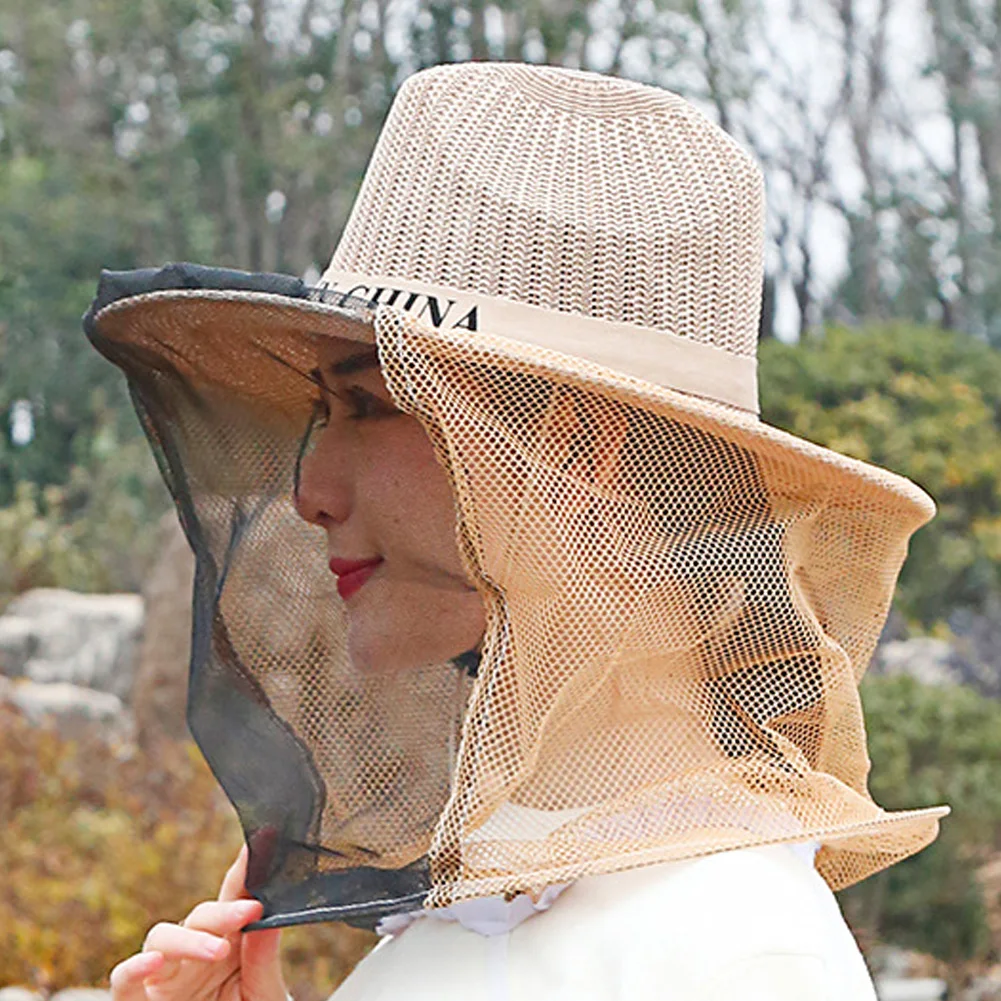 Storio Kovos su bičių Skrybėlę, Bitininkystės Įrankių, vielos tinklo Pynimas Kvėpuojantis Bičių Tinklais Sugautų žuvų kiekio Skrybėlės Bičių Įgėlimas Apsaugos 2020 Naujas F