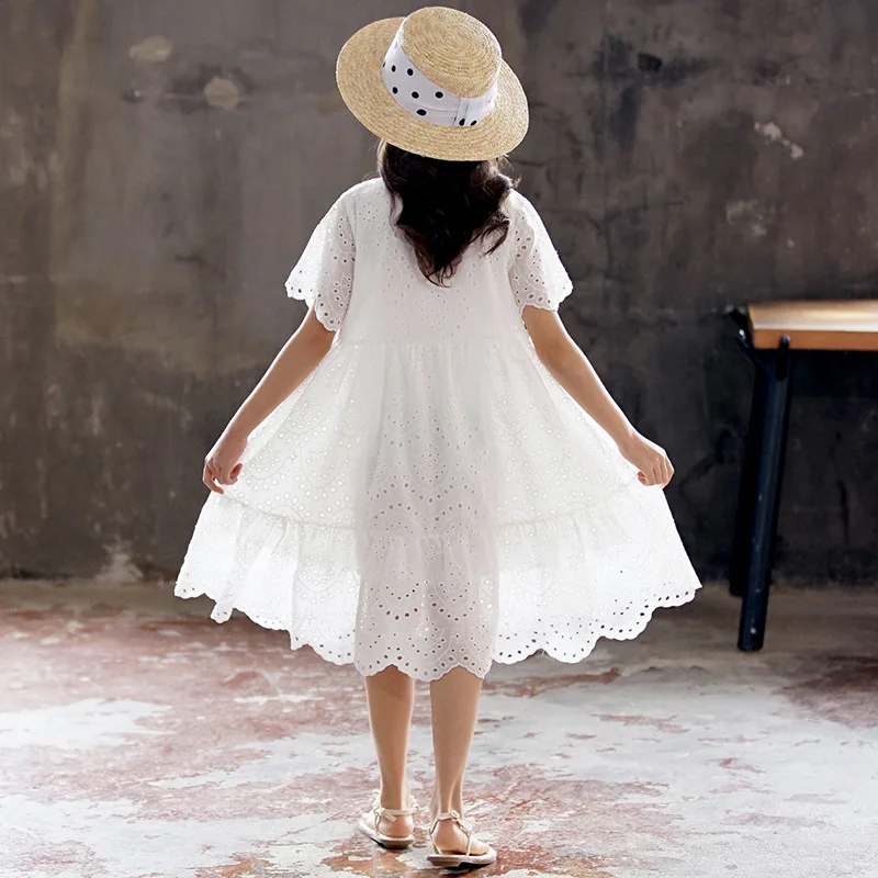 Naujas 2021 m. Vasaros Mergaitės Suknelė su Pamušalu Medvilnė, Siuvinėjimo Baby Princess Suknelės Vaikų Šalis Suknelė Bamblys Drabužius, #8801
