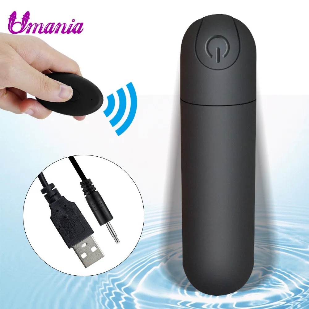 Galingas Mini Vibratorius Kulka USB Vibratorius Belaidžio Nuotolinio Valdymo Klitorio Vaginos Stimuliatorius Vibratoriai Moteris