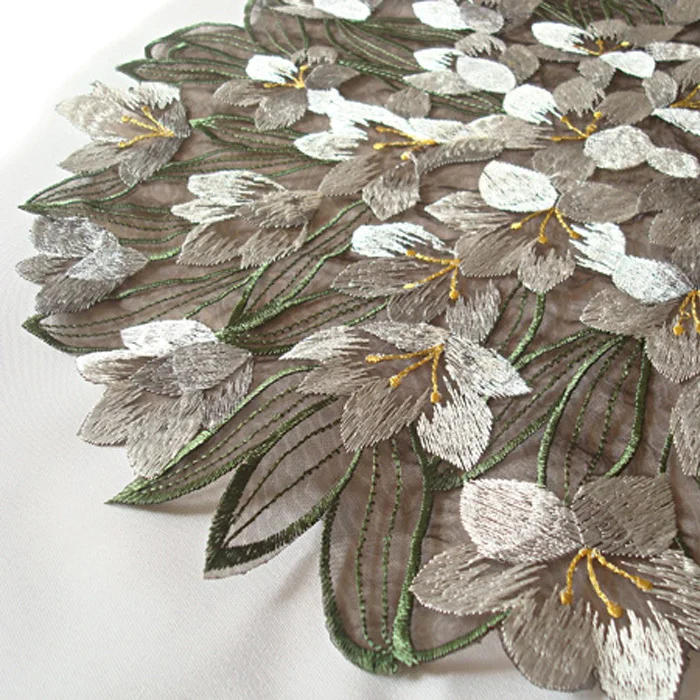 Europos stiliaus sielovados staltiesė dukart sluoksnių juodi siūlai, siuvinėjimo placemat gėlių staltiesės kavos stalo užtiesalai Miestelyje kilimėlis