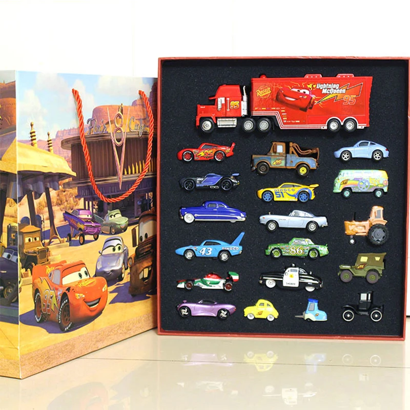 Disney Pixar Cars 3 Metalo 1:55 Lydinio Automobilio Modelį Žaislą Dovanų Dėžutėje Nustatyti Žaibas McQueen Mater Sally Raymond Vaikų Berniukas Gimtadienio Dovana
