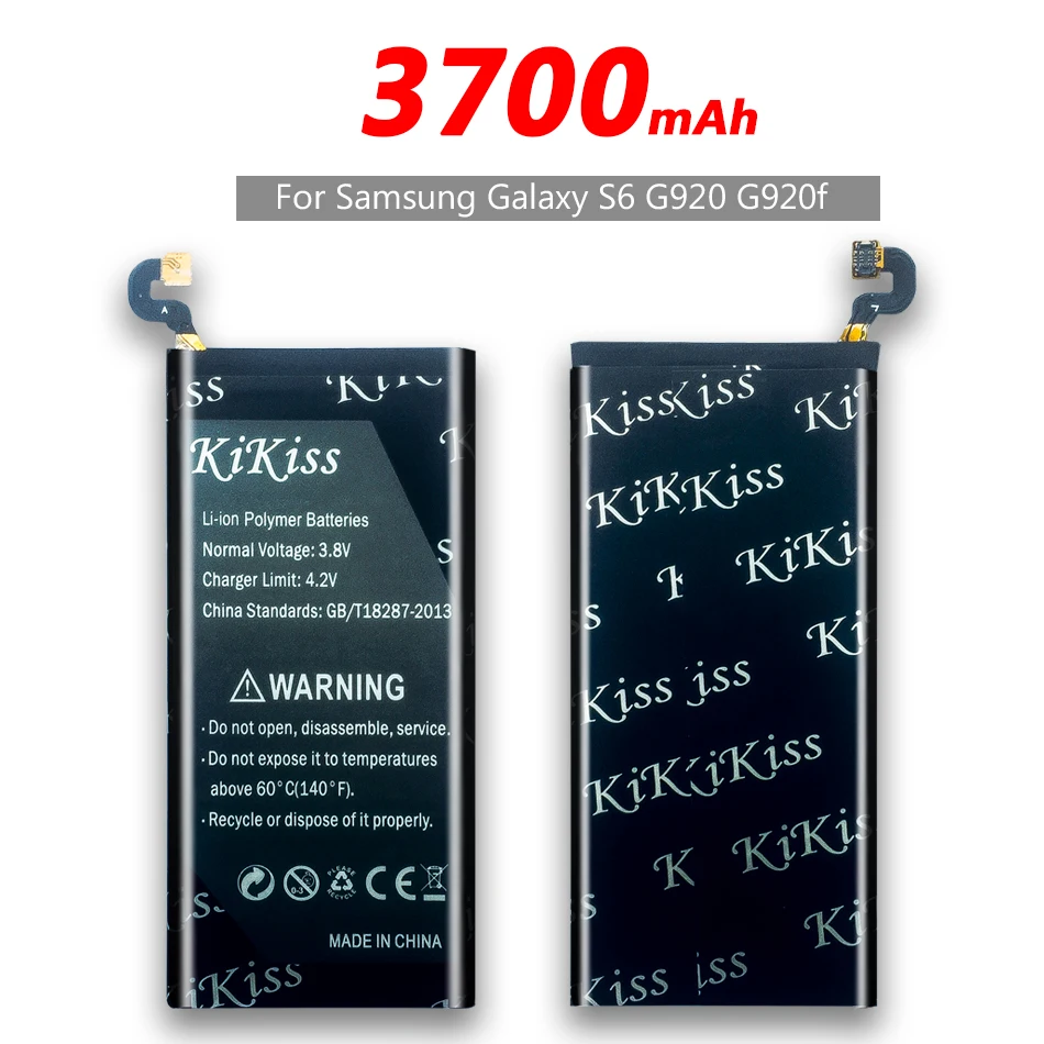 Nemokamas įrankis 3700mAh EB-BG920ABE Samsung GALAXY S6 SM-G920 G920F G920i G920A G920V G9200 G9208 G9209 Telefono Baterija +Kelio NR.
