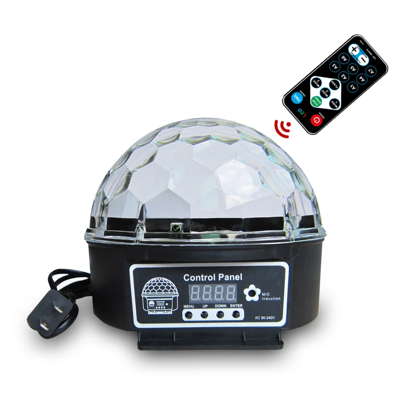 USB Mini Disco Scenos Šviesos Led Kalėdos Šalis, DJ, Karaoke, Automobilių Puošimas Lempos Muzikos Valdymo Kristalų Magija Kamuolys Led Etapo 9 Spalvinga Šviesos