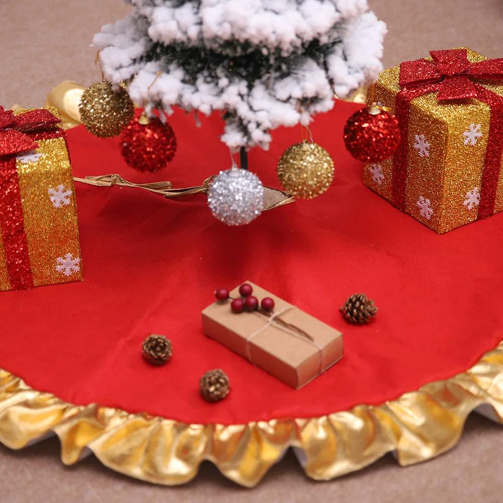 Kalėdų Eglutė Sijonai 90cm Kalėdų Medžio Sijonas Aukso Pločio Sienos Aplink Kalėdų Eglutė Sijonas Kalėdų Dekoracijos 20% nuolaida