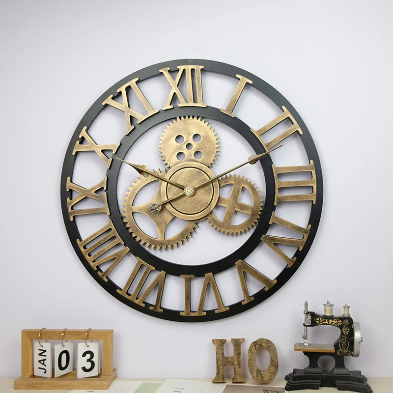 Medienos Sieniniai Laikrodžiai, Namų Dekoravimo Reikmenys 50x50cm Big 3D Skaitmeninis Laikrodis Žiūrėti Modernus Dekoro Kambarį Biuro Kabo Horologe