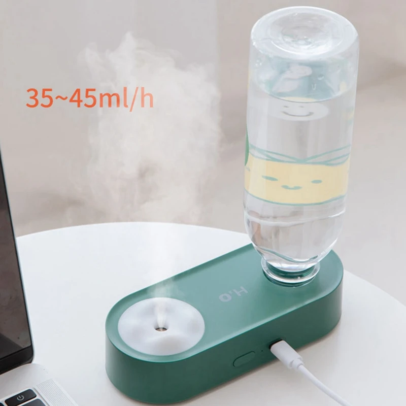 USB Vandens Butelis Ultragarsinis Drėkintuvas Difuzorius Fogger Oro Mini Electric Aromaterapija Rūkas Maker Mokamas oro Drėkintuvai