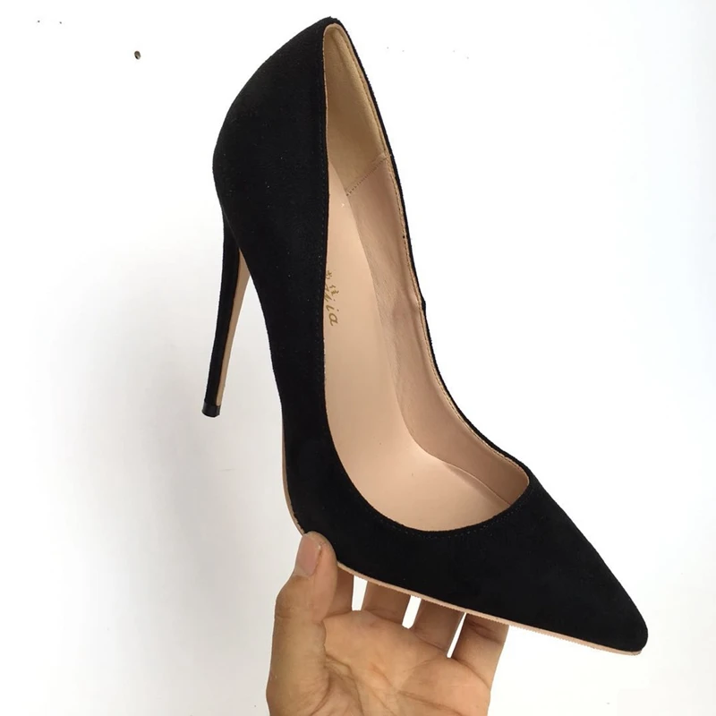 2018 mados juodos spalvos aukštakulnius siurbliai batai pažymėjo tne klasika office moterų batai OLIS Shalllow siurbliai PU moterų oda siurbliai