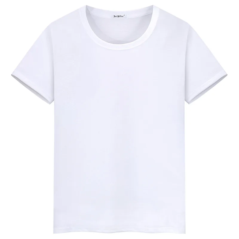 Grynos medvilnės trumparankoviai marškinėliai vyrams ir moterims, besiūliai vyriškos vientisa spalva balta tuščią marškinėliai