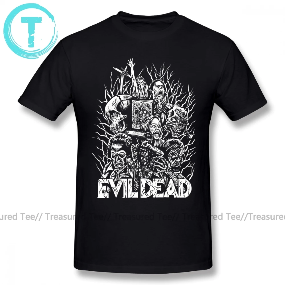 Evil Dead Marškinėliai Evil Dead T-Shirt 4xl Spausdinti Marškinėliai Vyrams Nuostabus Vasaros 100 Medvilnės, trumpomis Rankovėmis Marškinėlius