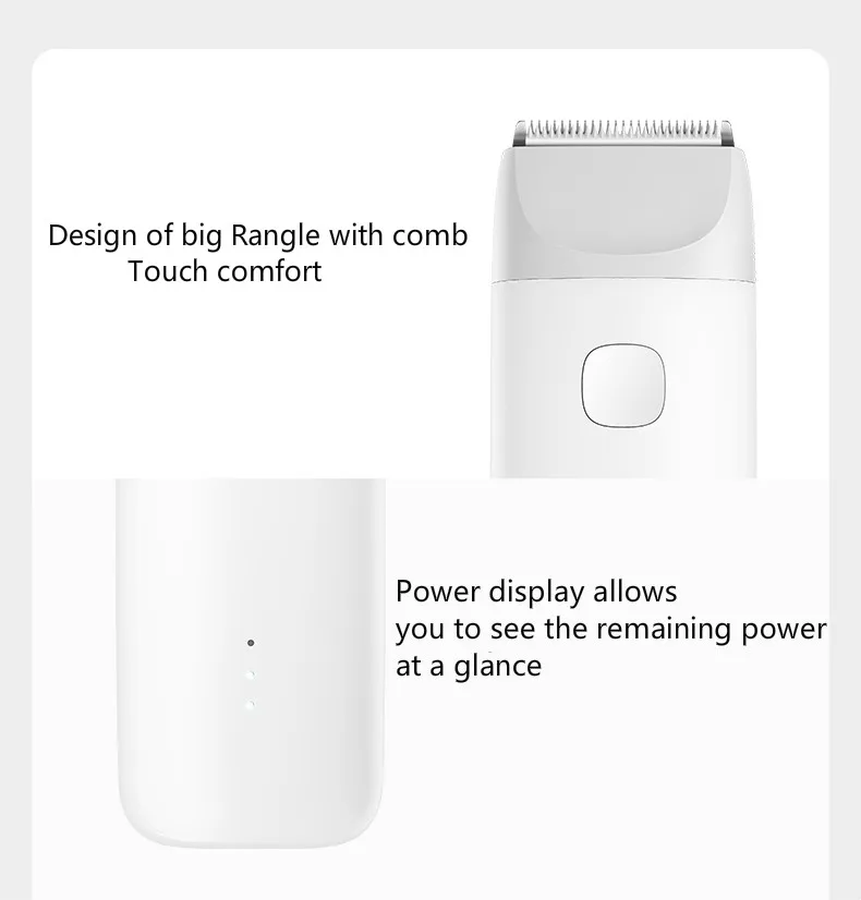 Xiaomi Mitu Plaukų Clipper Žoliapjovės Kirpykla Plaukų Pjovimo Staklės, Kūdikių, Vaikų Vandeniui Elektriniai Plaukų Clipper Razor Silent Naujas